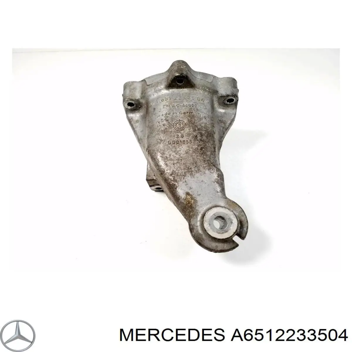 Кронштейн подушки (опори) двигуна, правої Mercedes A6512233504 ціна, від 9.13 USD