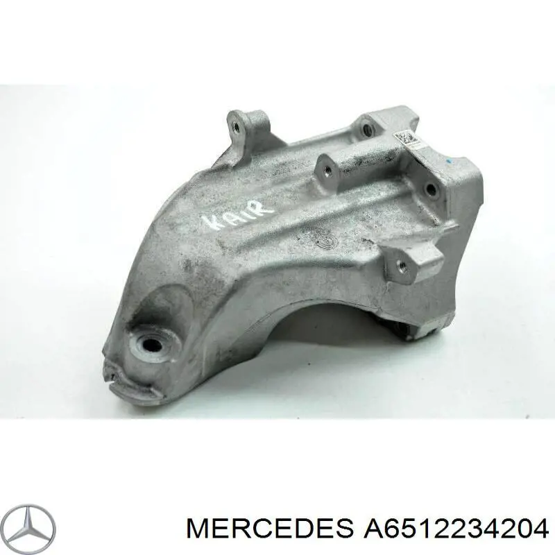 A6512234204 Mercedes Кронштейн подушки (опори) двигуна, лівої
