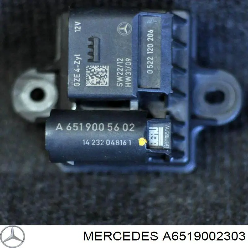 Купити A6519002303 Mercedes Реле свічок накалу