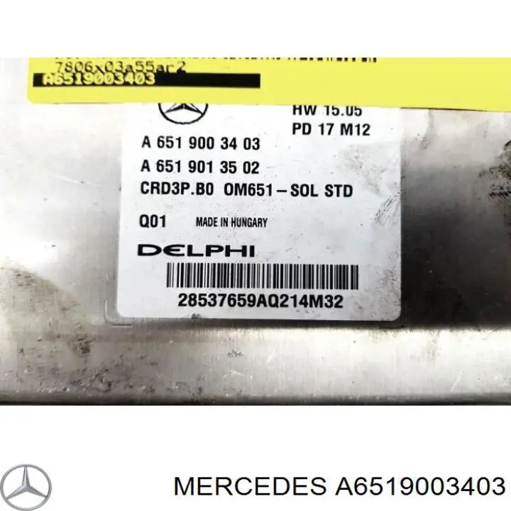 A6519003403 Mercedes 
