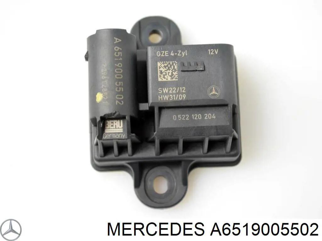 Реле свічок накалу A6519005502 Mercedes