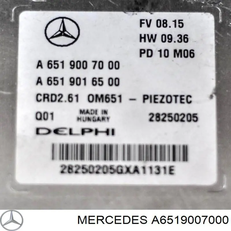 Купити A6519007000 Mercedes 