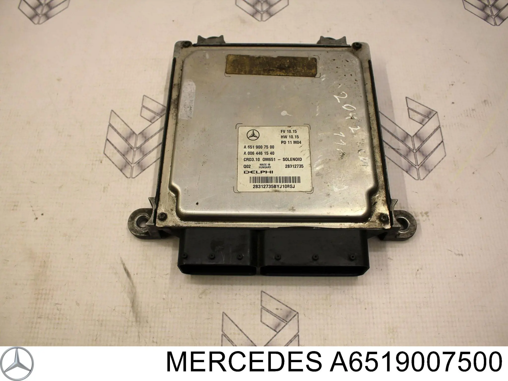 Електронний блок керування двигуном A6519007500 Mercedes
