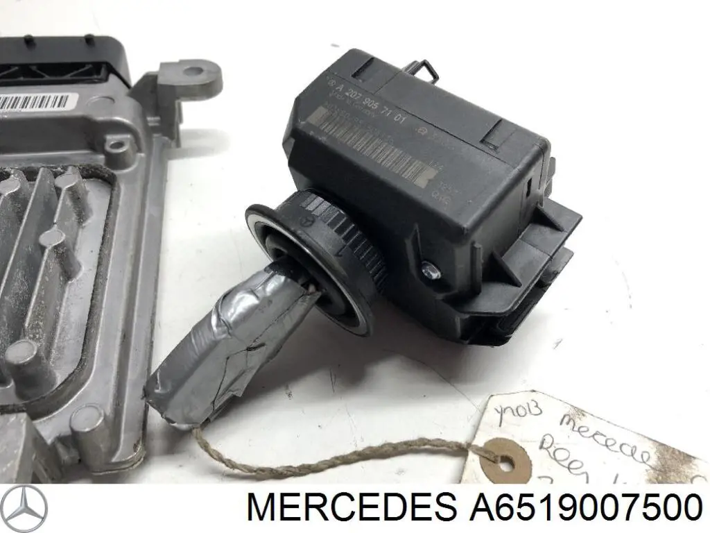 Модуль (блок) керування (ЕБУ) двигуном A6519007500 Mercedes