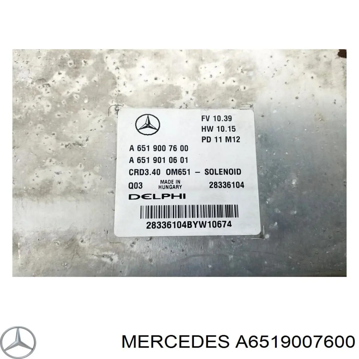 Купити A6519007600 Mercedes Радарний датчик дистанції