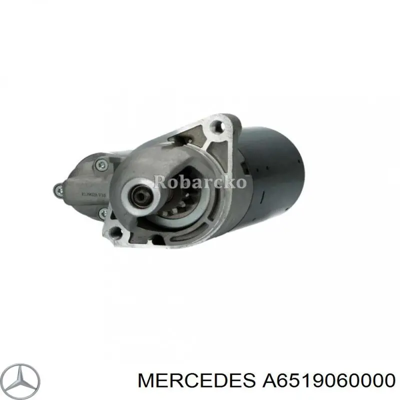 A6519060000 Mercedes стартер