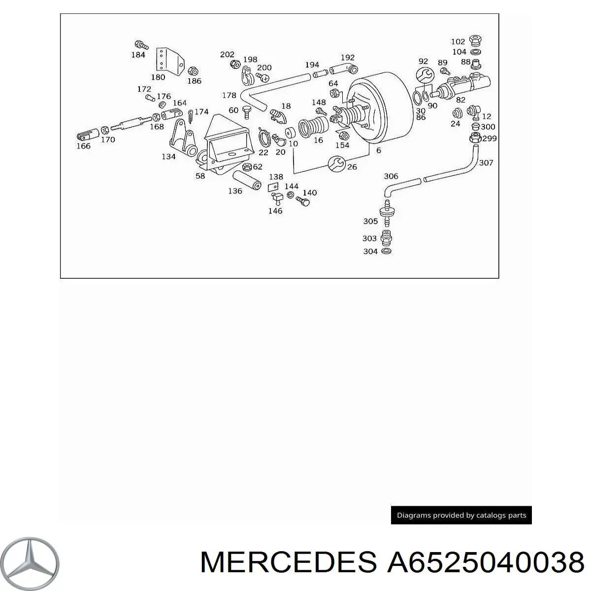  Mercedes A6525040038 ціна, від 3.10 USD