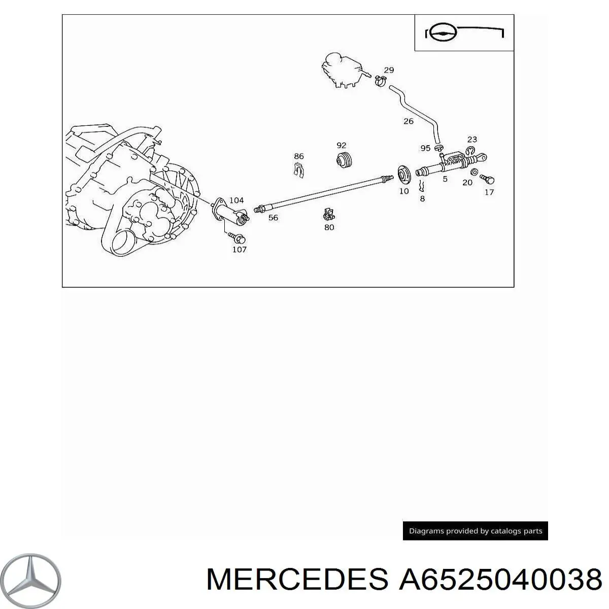 A6525040038 Mercedes 