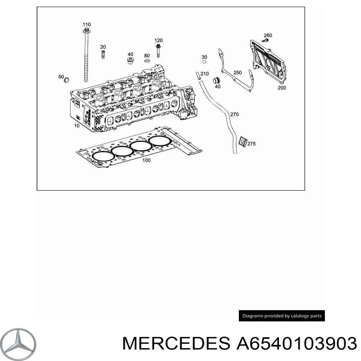 A6540103903 Mercedes 