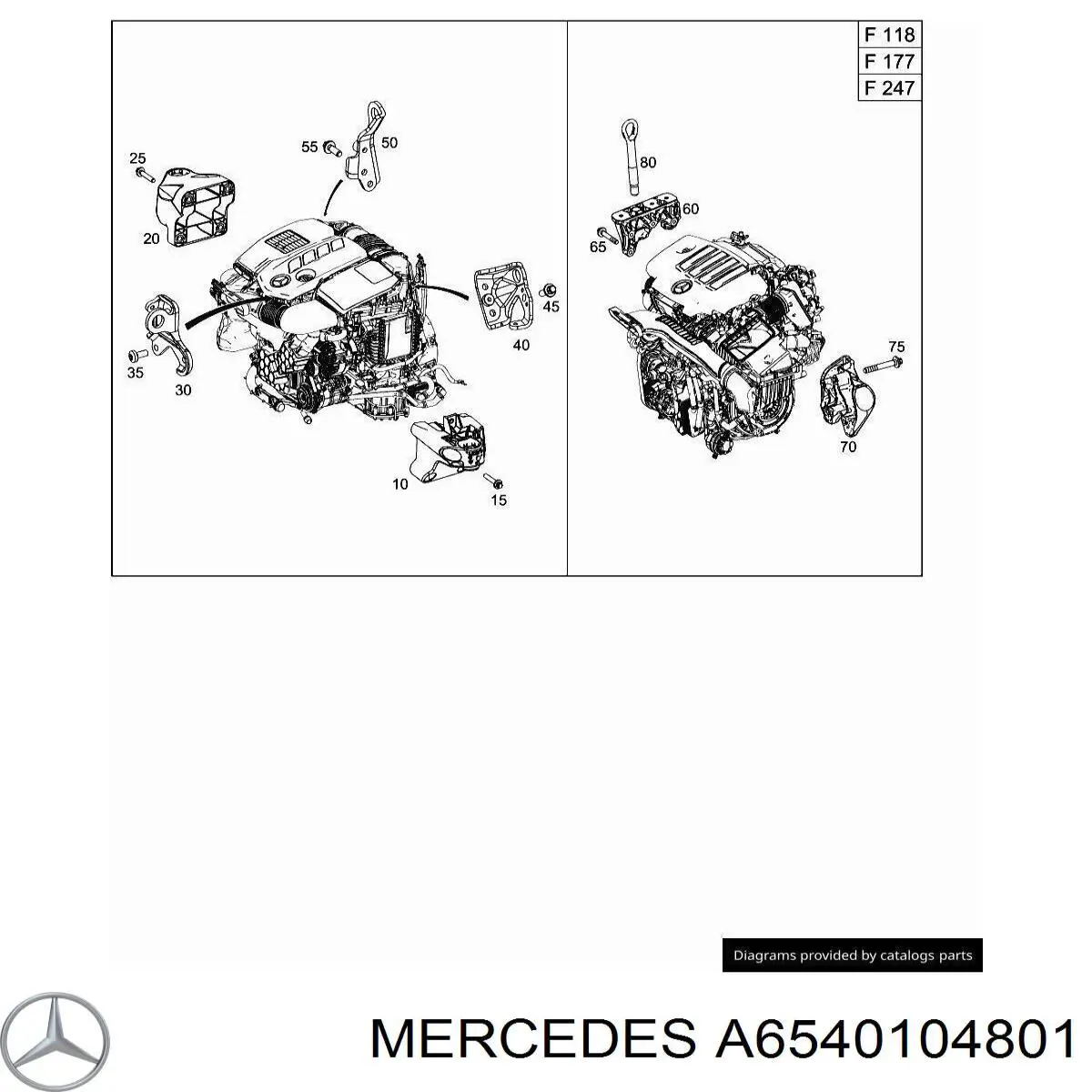 A6540104801 Mercedes 
