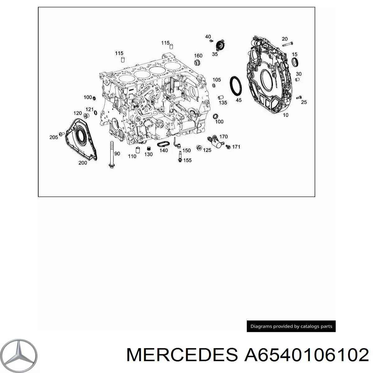 A6540106102 Mercedes 