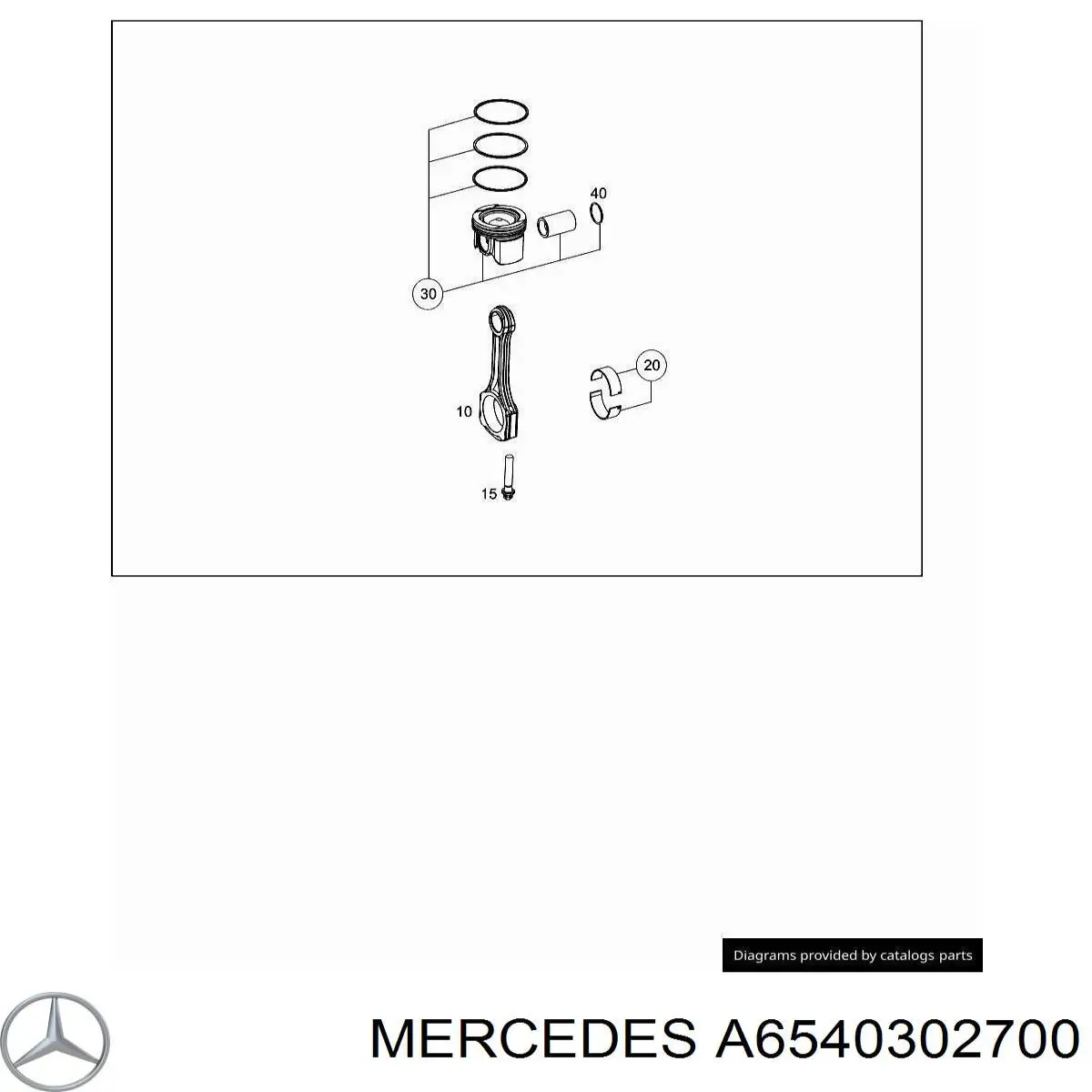  Mercedes A6540302700 ціна, від 120.73 USD