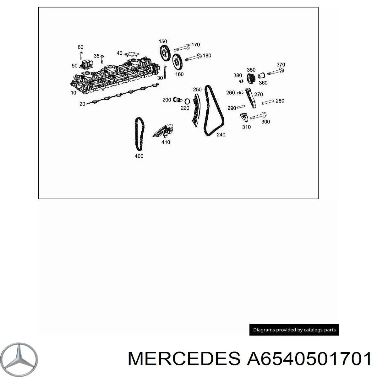  Mercedes A6540501701 ціна, від 107.68 USD