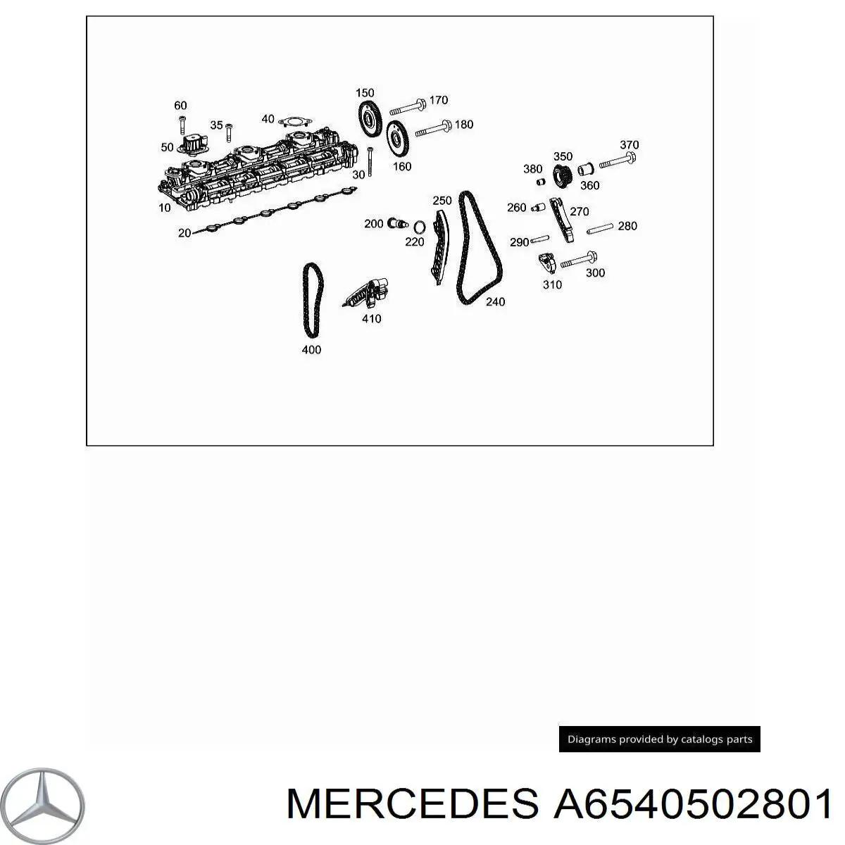  Mercedes A6540502801 ціна, від 164.69 USD