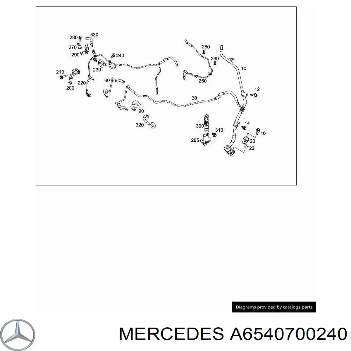  Mercedes A6540700240 ціна, від 3.80 USD