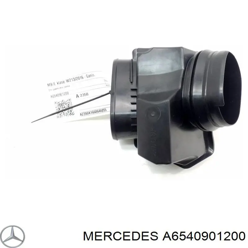 A6540901200 Mercedes Патрубок повітряний, вихід повітряного фільтра