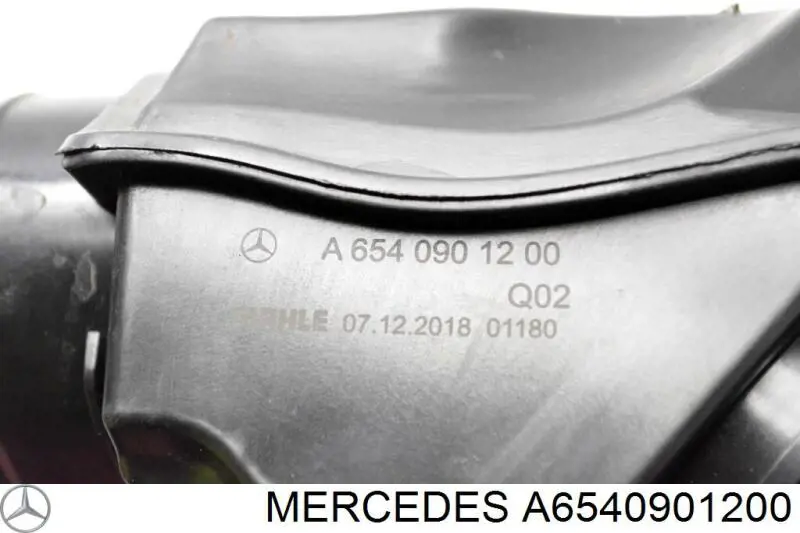 Купити A6540901200 Mercedes Патрубок повітряний, вихід повітряного фільтра
