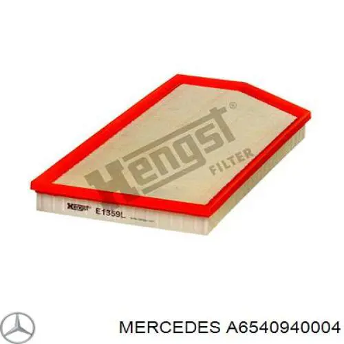 A6540940004 Mercedes Воздушный фильтр