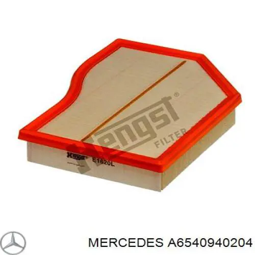 Повітряний фільтр A6540940204 Mercedes