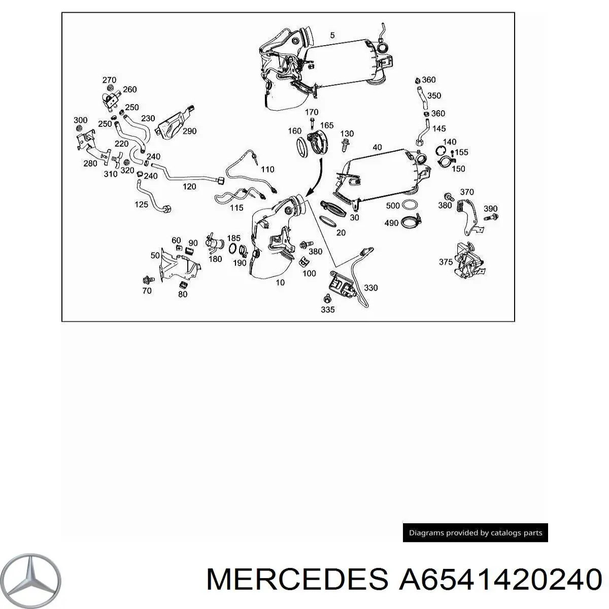 A6541420240 Mercedes 