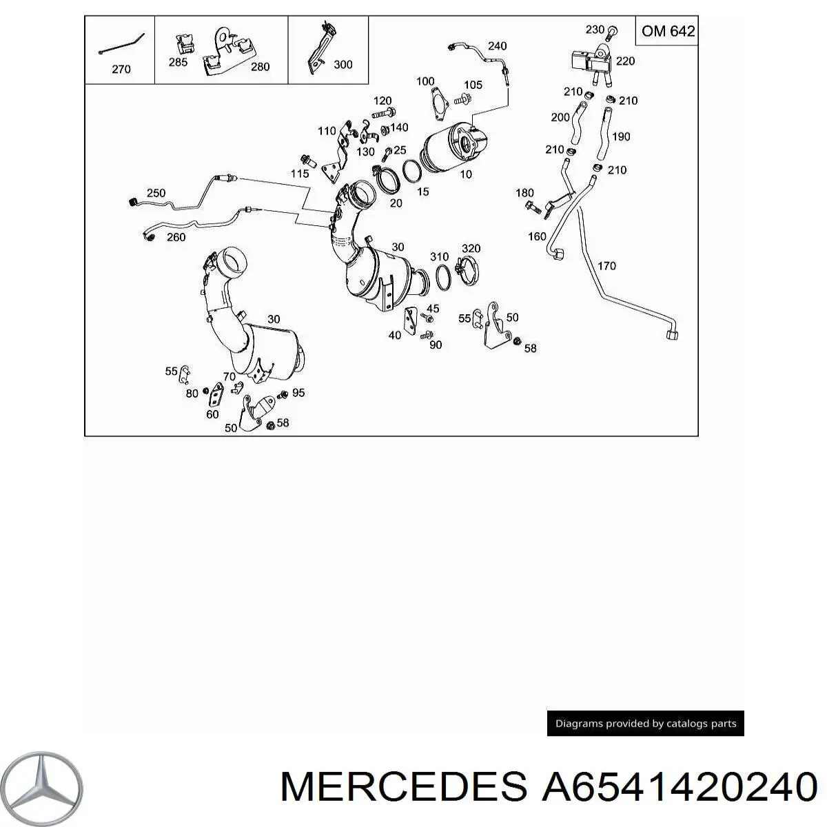 Купити A6541420240 Mercedes 