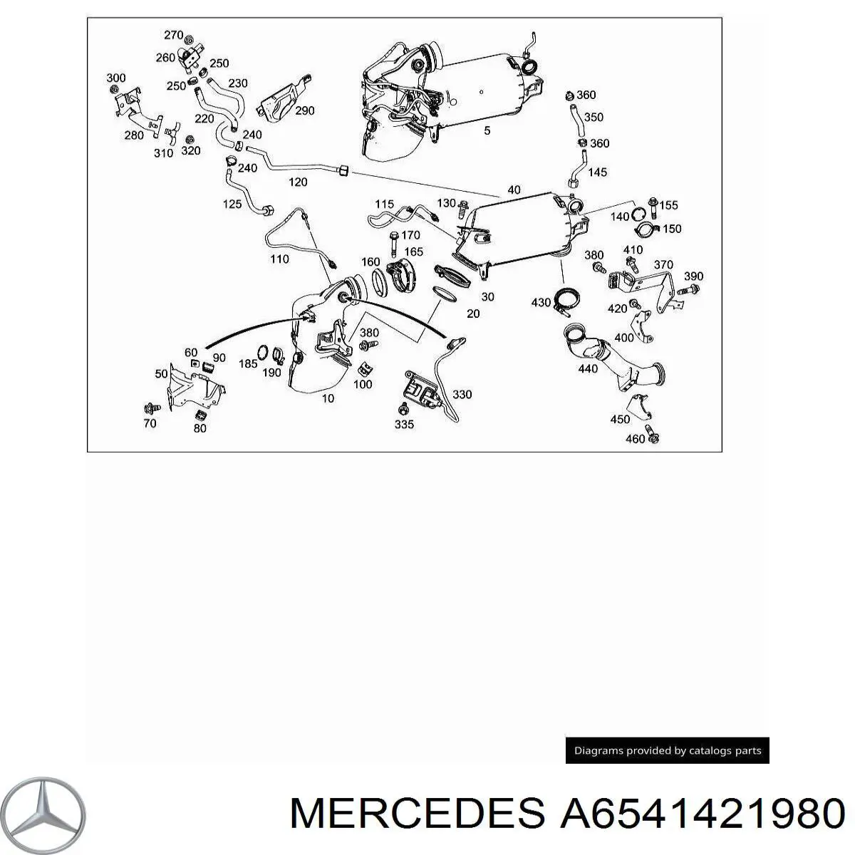  Mercedes A6541421980 ціна, від 6.98 USD