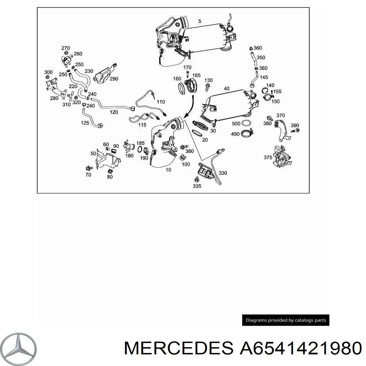 A6541421980 Mercedes 