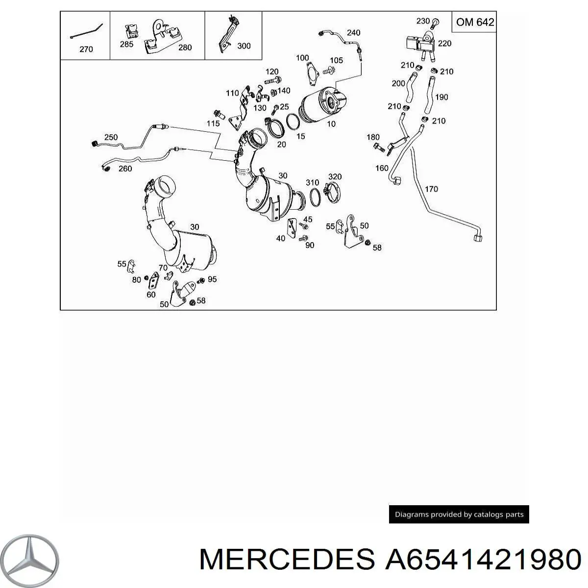 Купити A6541421980 Mercedes 
