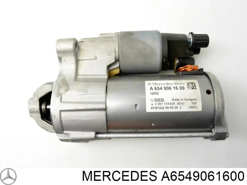 A6549061600 Mercedes Стартер двигуна