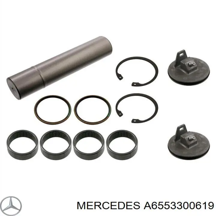 Ремкомплект шкворня поворотного кулака Mercedes A6553300619 ціна, від 18.95 USD