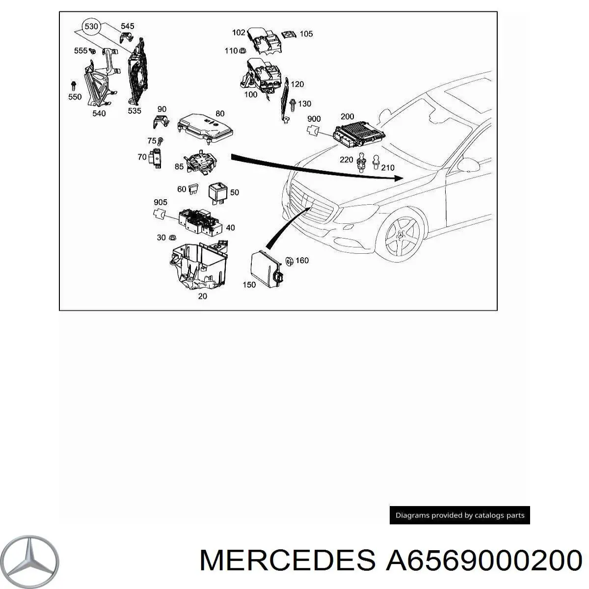  Mercedes A6569000200 ціна, від 421.25 USD