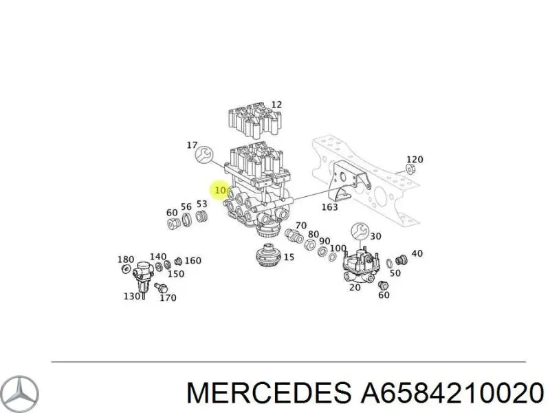  A6584210020 Mercedes