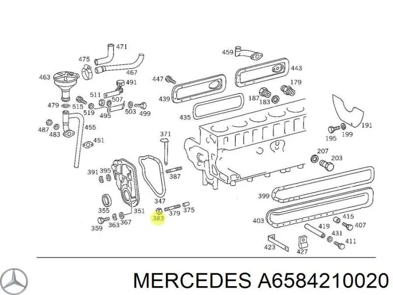 A6584210020 Mercedes 