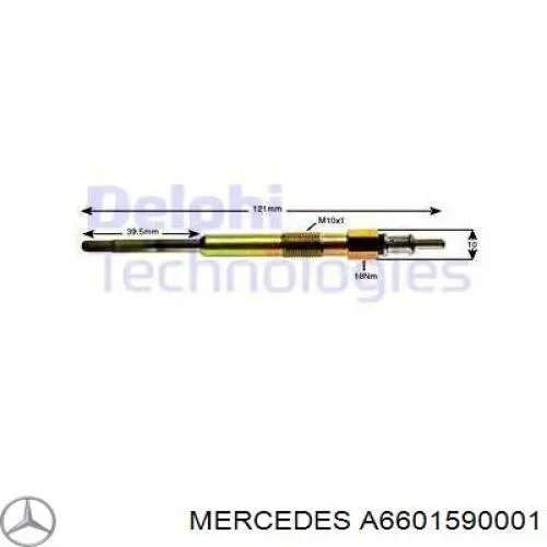 Свіча накалу Mercedes A6601590001 ціна, від 12.49 USD