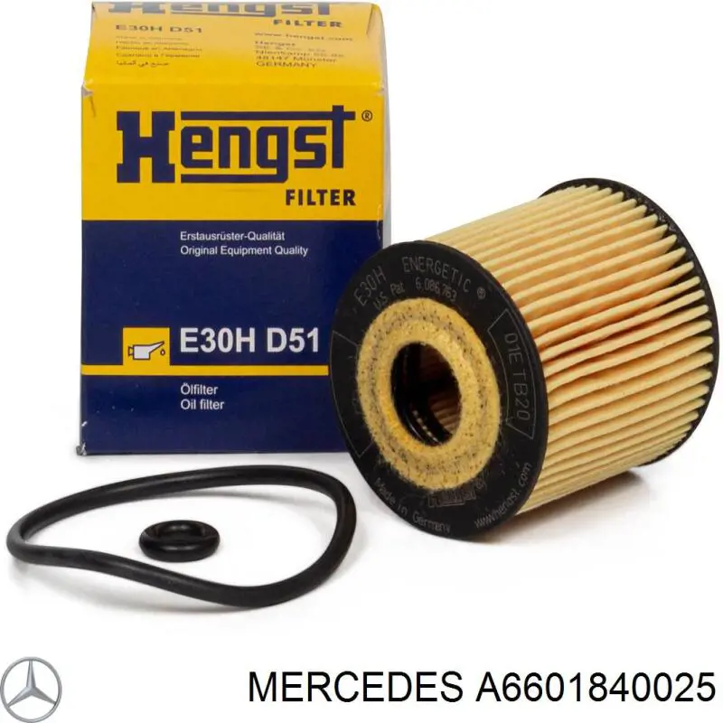 A6601840025 Mercedes фільтр масляний