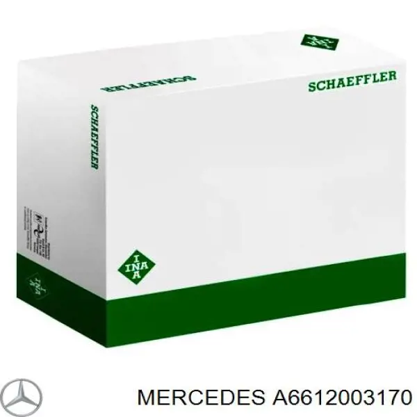 Ролик приводного ременя, паразитний Mercedes A6612003170