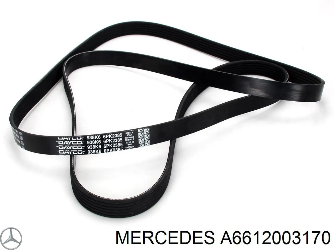 A6612003170 Mercedes Ролик приводного ременя, паразитний