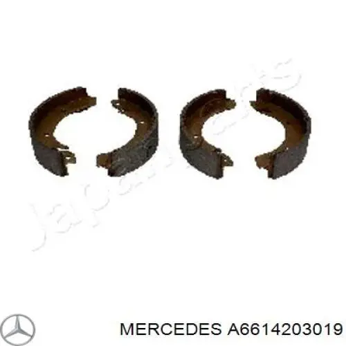 Колодки гальмові задні, барабанні Mercedes A6614203019 ціна, від 25.34 USD