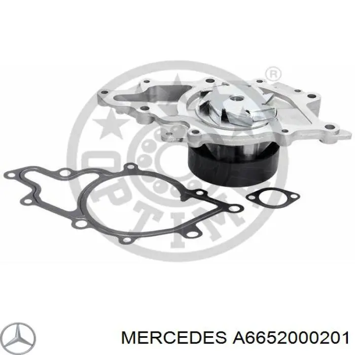 Помпа охолодження Mercedes A6652000201 ціна, від 62.93 USD