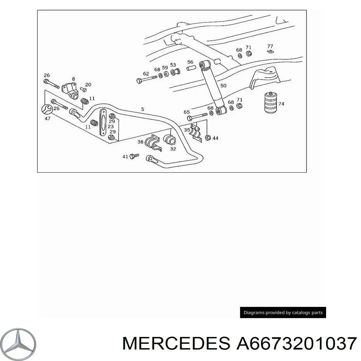  6673201037 Mercedes