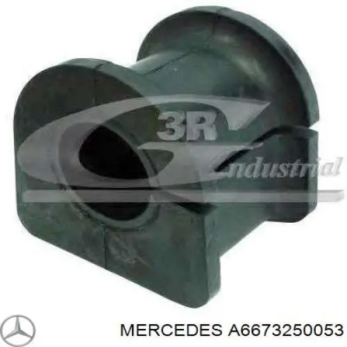 A6673250053 Mercedes втулка ресори задньої, металева