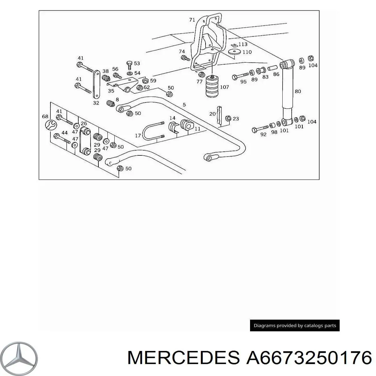  A6673250176 Mercedes