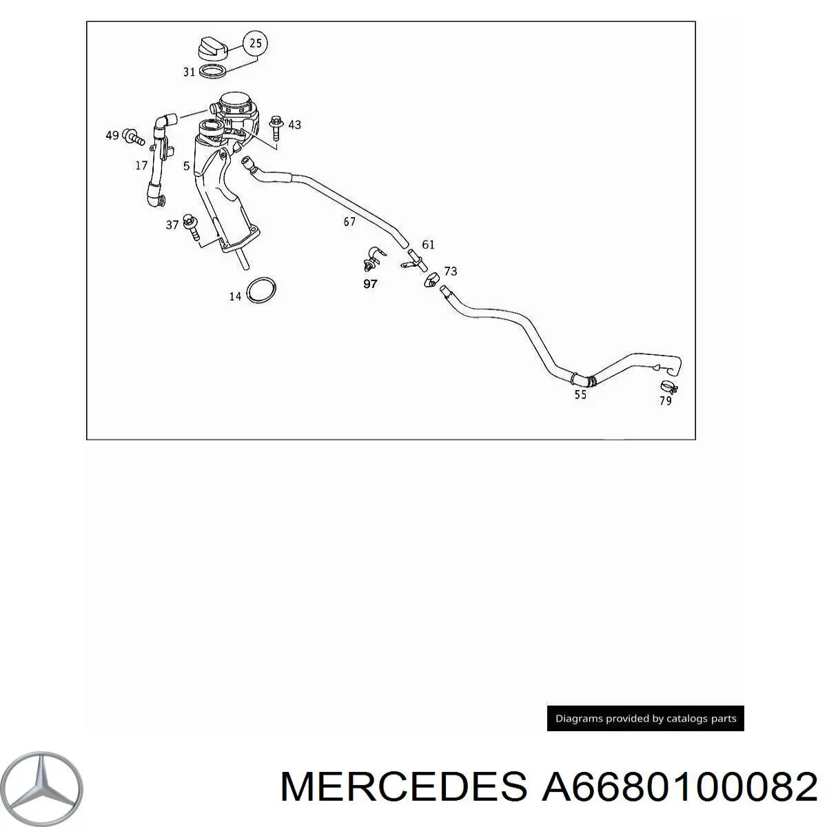 A6680100082 Mercedes 
