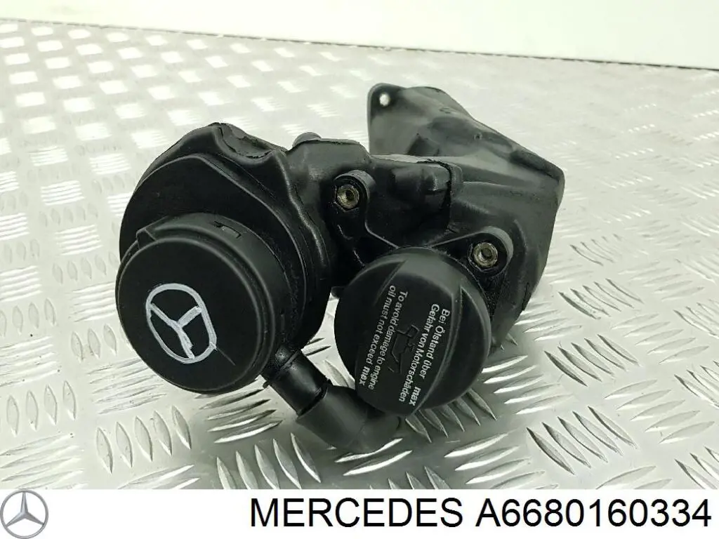 Масловіддільник / сепаратор системи вентиляції картера Mercedes A6680160334 ціна, від 9.88 USD