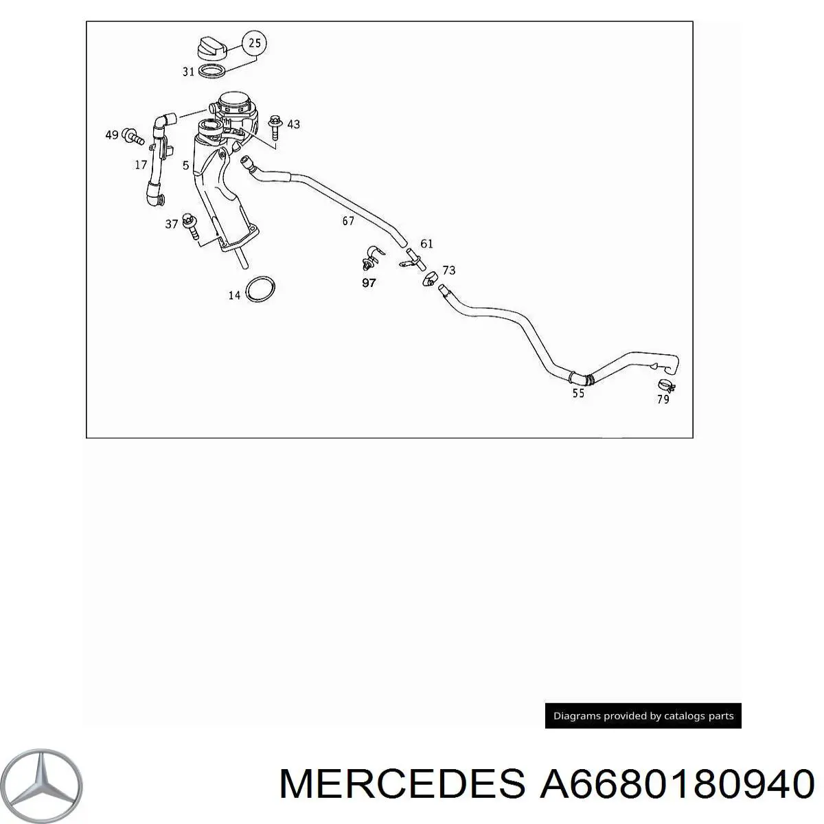 A6680180940 Mercedes 
