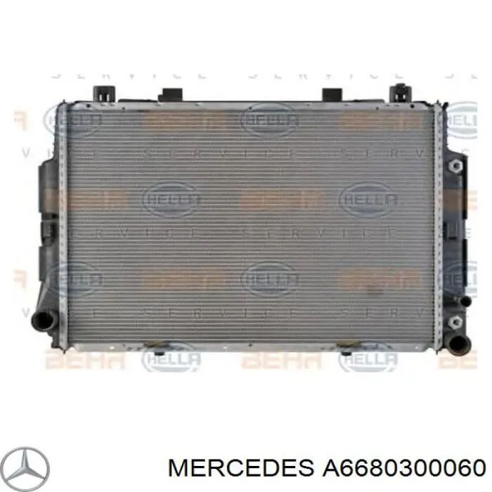 Купити A6680300060 Mercedes Вкладиші коленвала шатунні