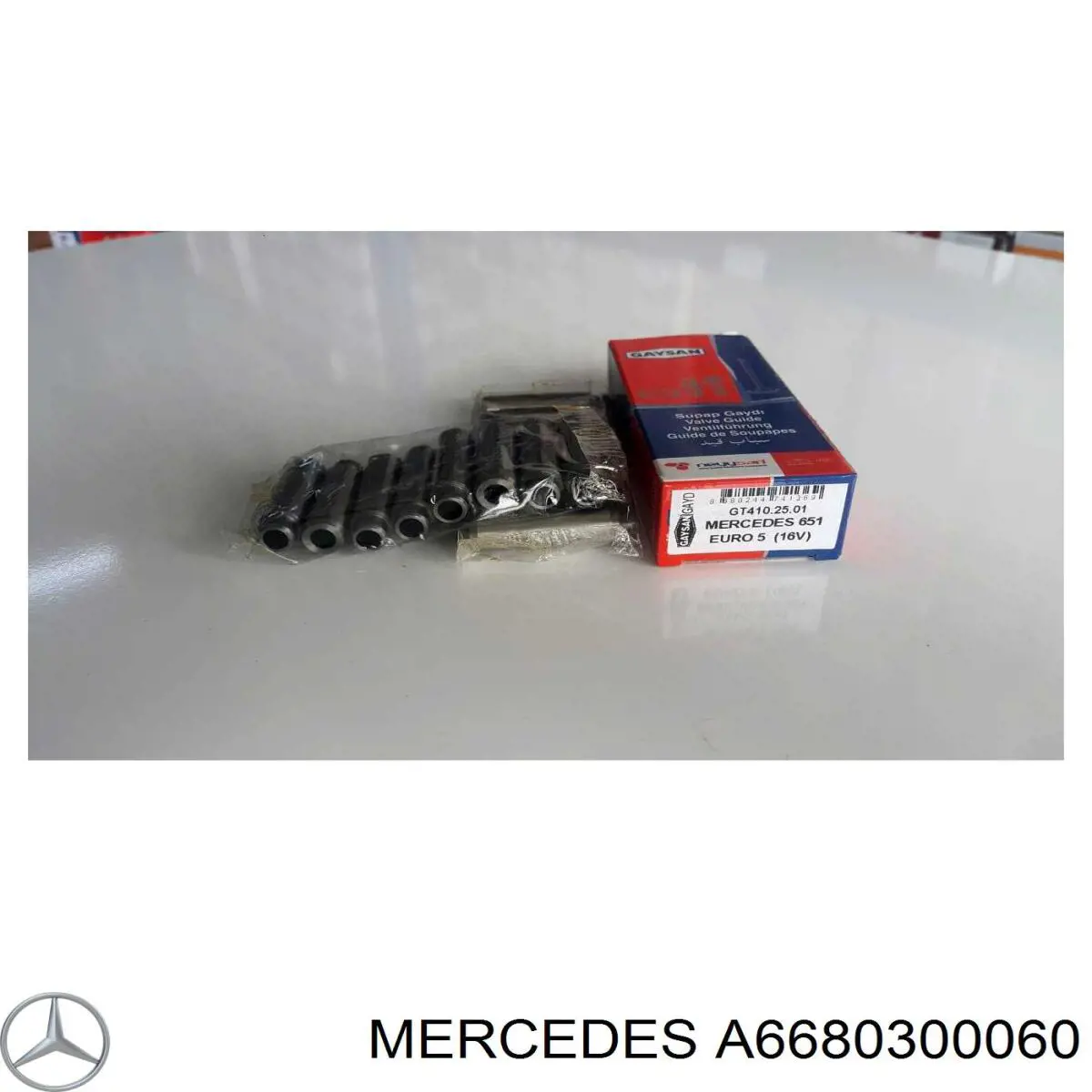 Купити A6680300060 Mercedes Вкладиші коленвала шатунні