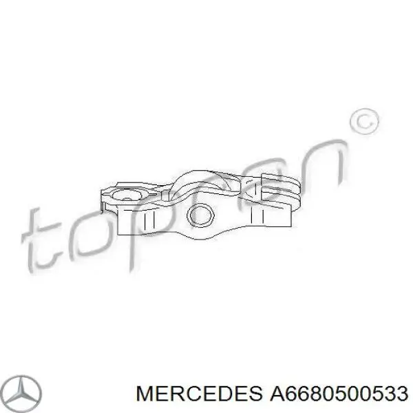 A6680500533 Mercedes коромисло клапана, рокер