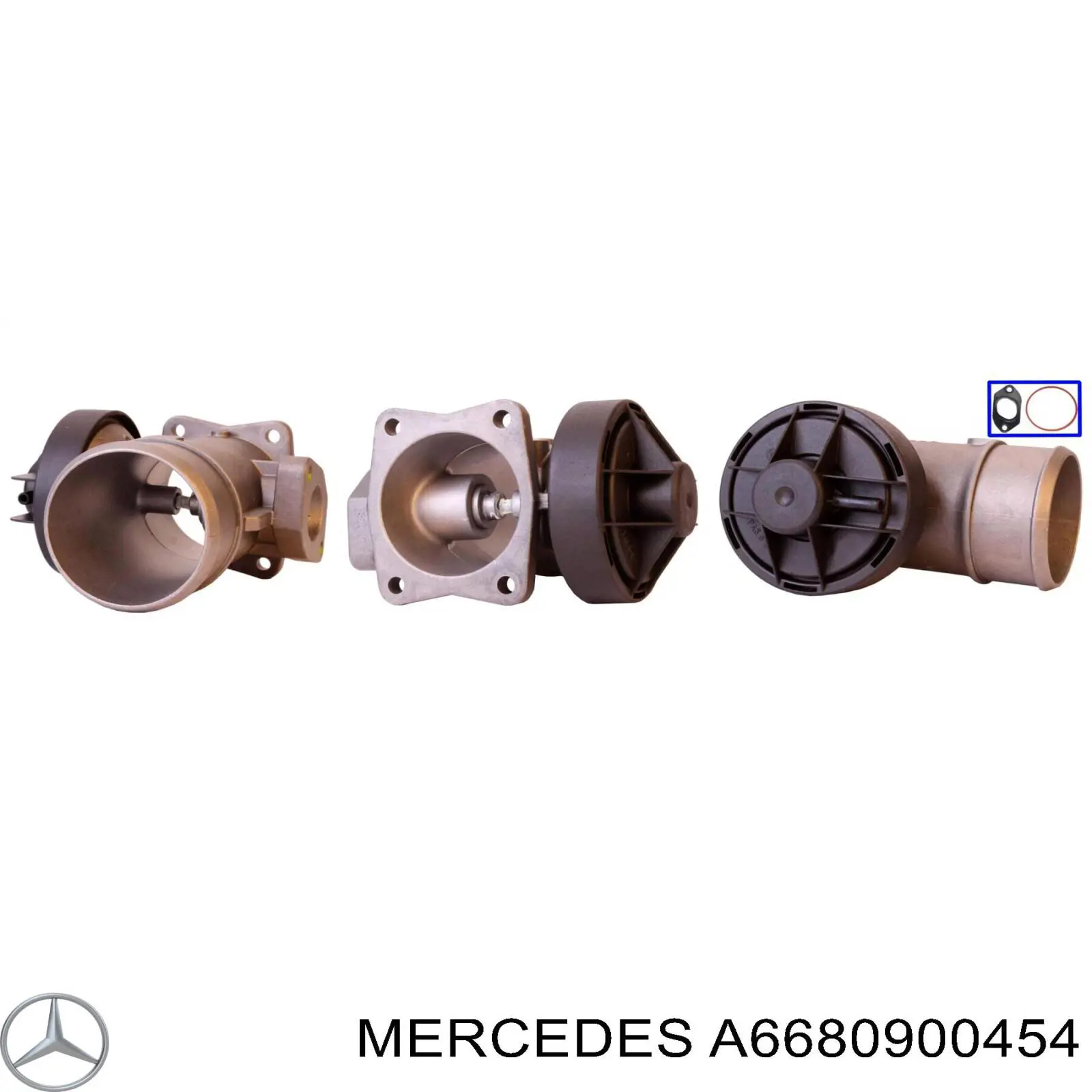 Купити A6680900454 Mercedes Прилади управління системи рециркуляції