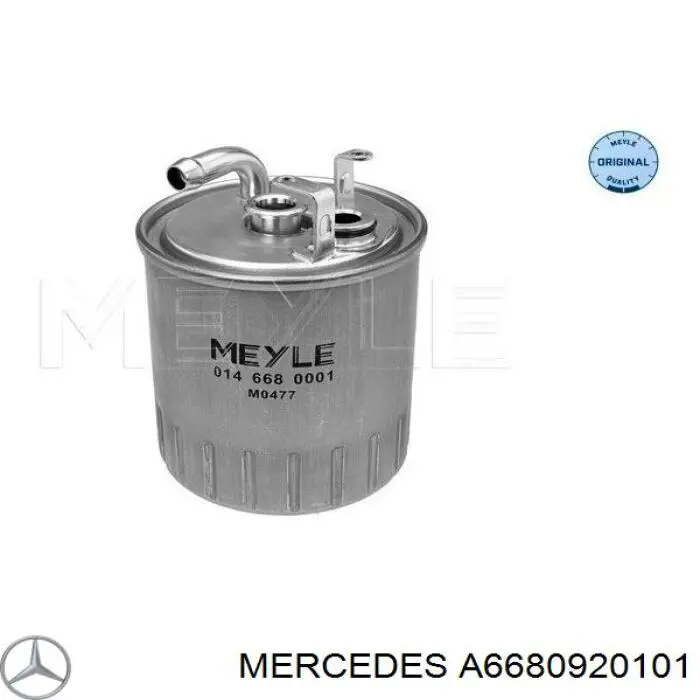 Фільтр тонкого очищення палива Mercedes A6680920101 ціна, від 13.34 USD